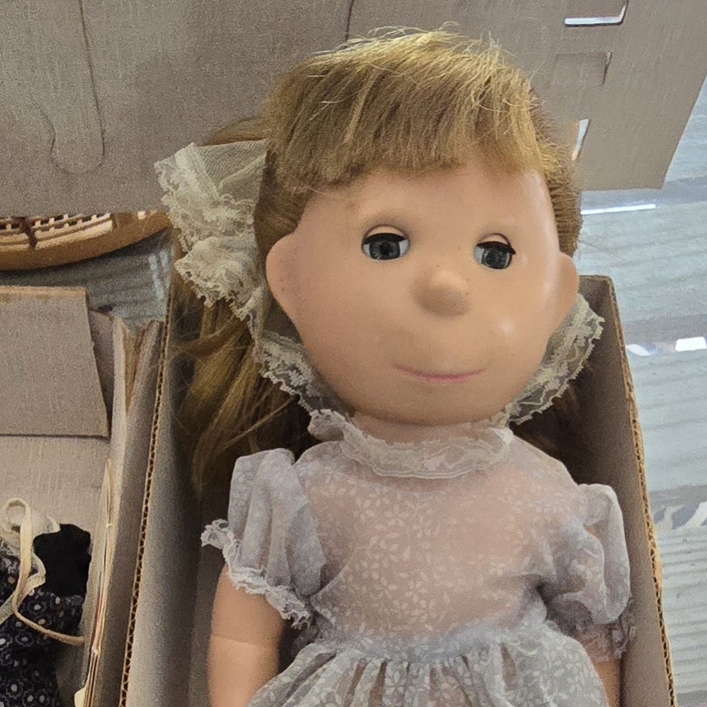 Charming Doll with Lace Dress